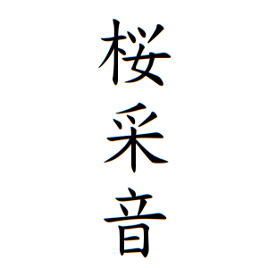 桜采音ちゃんの名前の画数の意味 読み方 無料 赤ちゃん名づけ 子供の名付け実績no 1 400万人の妊婦さんが利用